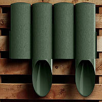 Декоративный палисад бордюр садовый зеленый Cellfast Standart 2.30 м, пластиковое ограждение для участка, клумб и газонов