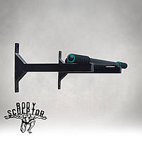 Турнік настінний цільний №2 з м'якими ручками \ Чорний Рівний, фото 4