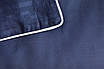 Сімейна Постільна Білизна La Romano Premium Satin 300TC Rodel Navy Blue 160х220см (2 шт), фото 6