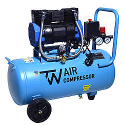 Компресор 180 л/хв, 24 л, 0.8 кВт, 220 В безмасляний повітряний Tesla Weld TW V 180