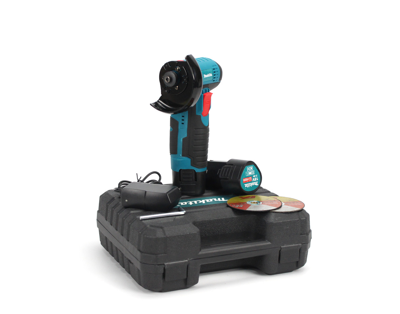 Акумуляторна болгарка Makita GWS-12BC-18V (19500 об/хв) АКБ УШМ Makita, фото 1