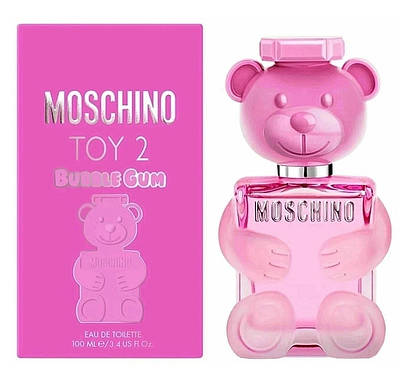 Жіночі парфуми москіно оригінал Moschino Toy 2 Bubble Gum 100 мл, свіжі квіткові фруктові солодкі парфуми