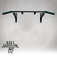 Турнік настінний цільний №1 з м'якими ручками \ Чорний, фото 2