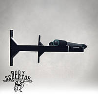 Турнік настінний цільний №1 з м'якими ручками \ Чорний Рівний, фото 2