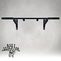 Турнік настінний цільний №1 з м'якими ручками \ Чорний Рівний, фото 4