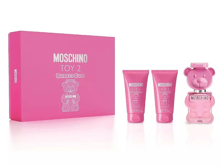 Подарунковий набір жіночих парфумів Moschino Toy 2 Bubble Gum, стійкі фруктові парфуми зі смаком жвачки, фото 1