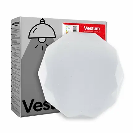 LED світильник SMART Vestum DIAMANT 16W 4000K зоряне небо VS-90057, фото 1