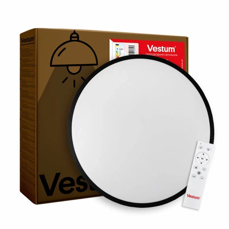 LED світильник Vestum RING 60W 3000-6500K з д/к VS-91053
