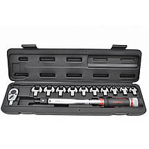 Ключ динамометричний зі змінними насадками ріжкового типу 11 пр. (20-110 Нм) 64711 F, фото 2