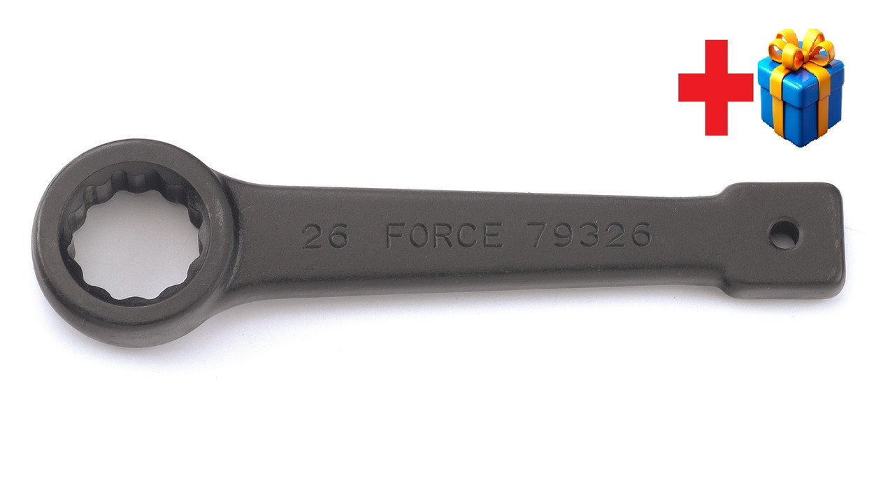 Ключ накидний ударний 95 мм, L=390 мм F 79395