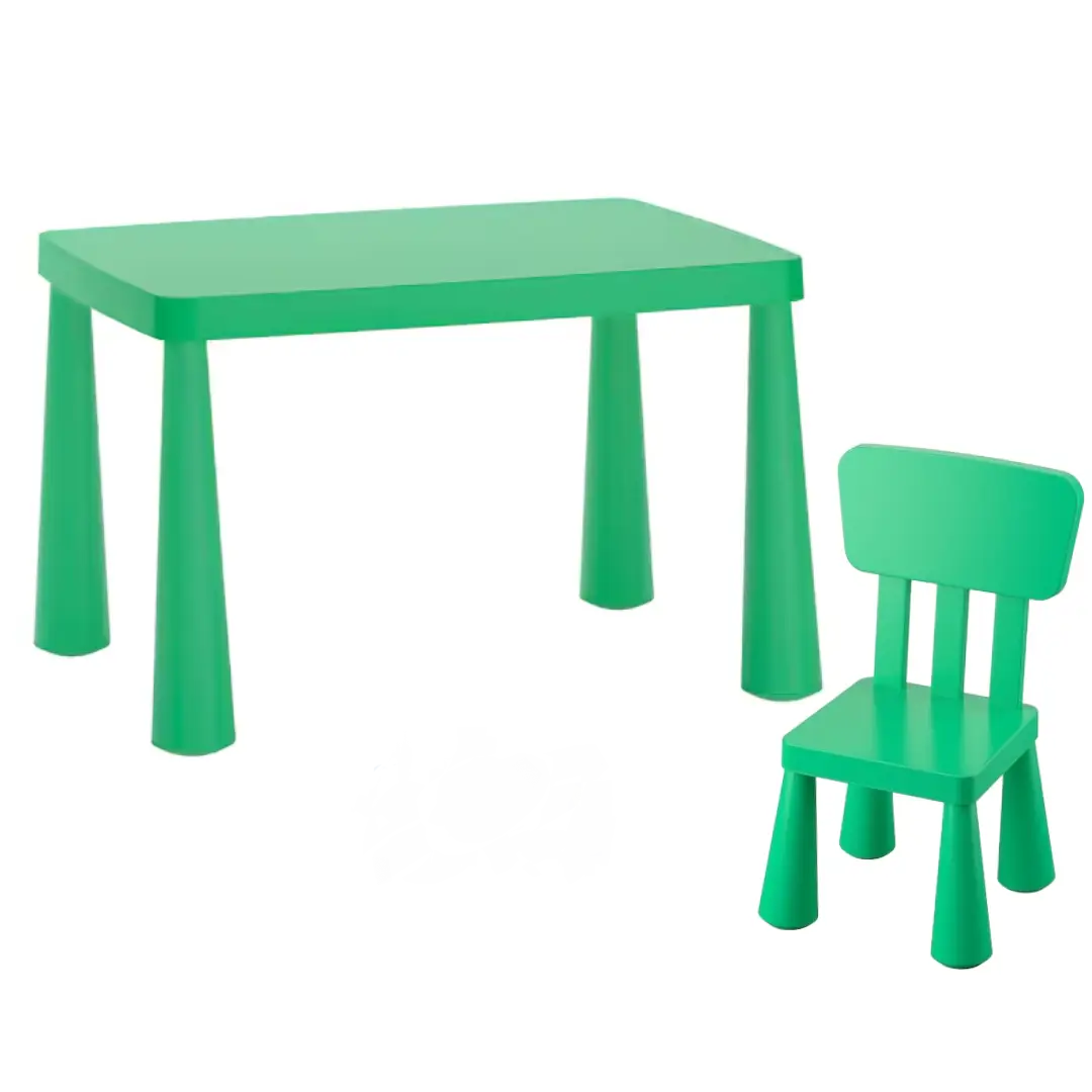 Набір! Дитячий стіл IKEA MAMMUT + стілець IKEA MAMMUT 2 предмети, фото 1