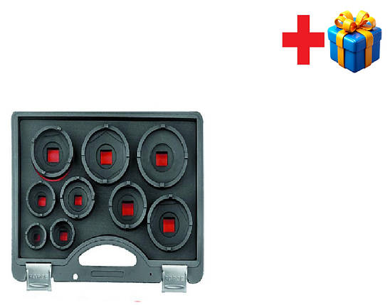 1/2" і 3/4" Набір корончатых головок 9 пр. 909T3 F, фото 1