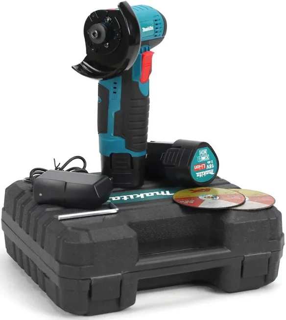 Углошліфмашина (УШМ) акумуляторна Makita 18V + акумулятор, фото 1