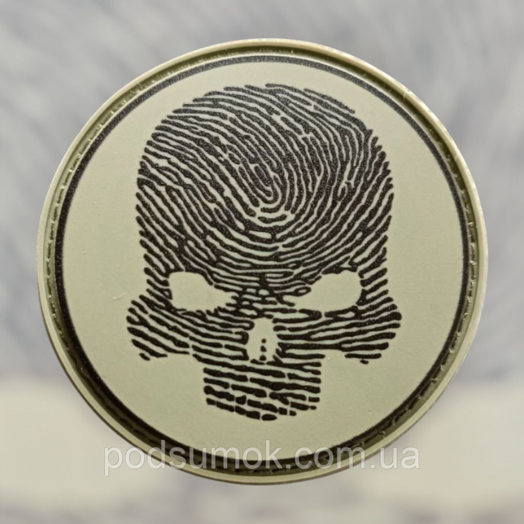 Шеврон ПВХ 10-379 на липучці для велкро патч гумовий, фото 1