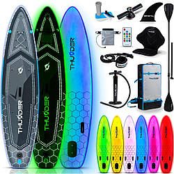 Надувна SUP дошка (Сапборд) з LED підсвічуванням THUNDER LUMOS 320