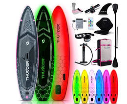 Надувна SUP дошка (Сапборд) з LED підсвічуванням THUNDER MOSSA 320