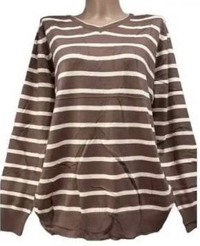 Жіночий кашеміровий светр "G.L.S.A." Art: 24003 Розмір 48-54 Коричневий