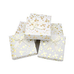 Коробка для набору Золотий горох білий