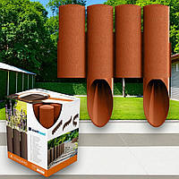 Декоративный палисад бордюр садовый кирпичный Cellfast Standart 2.30 м, пластиковое ограждение для участка, клумб и газонов