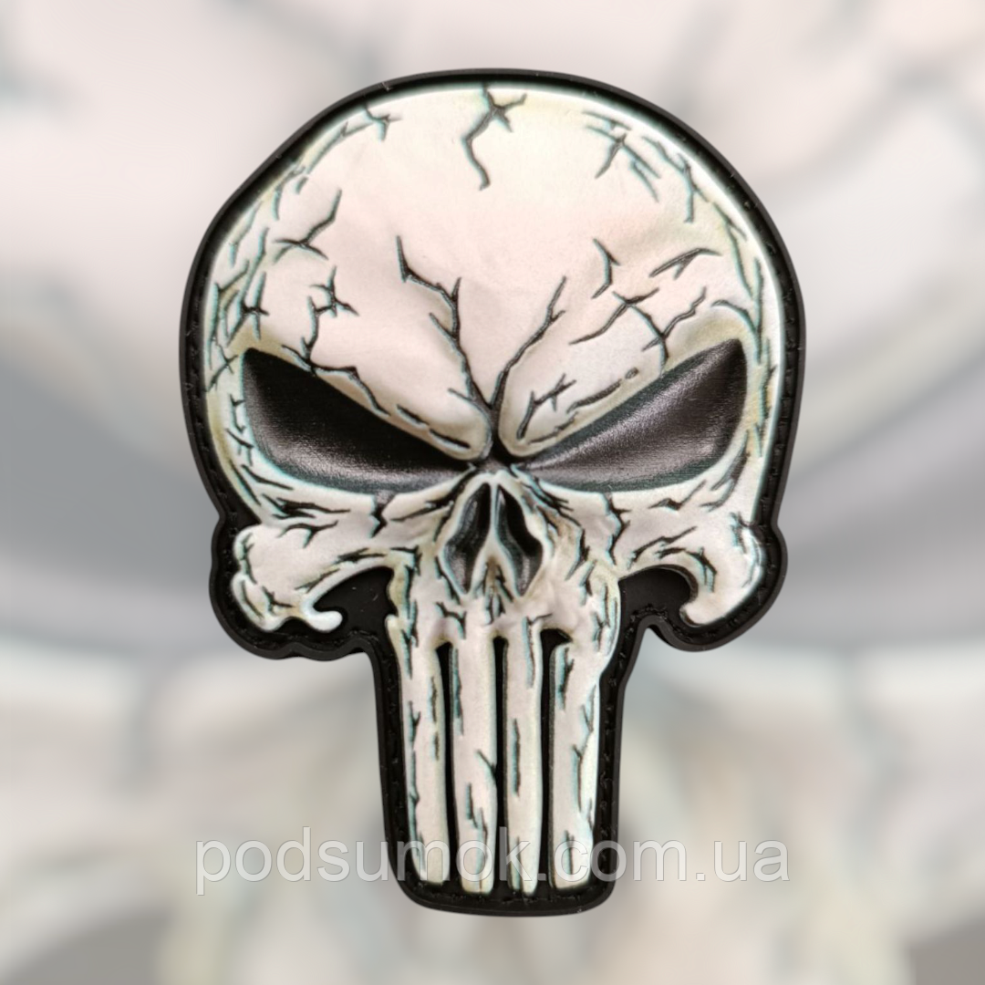 Шеврон ПВХ КАРАТЕЛЬ 4 3D на липучці для велкро патч гумовий, фото 1