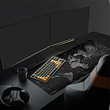 Коврик для мишки комп'ютерний, килимок для мишки, коврик для мишки и клавіатури Hechpro (87Е8), фото 6