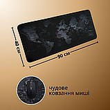 Коврик для мишки комп'ютерний, килимок для мишки, коврик для мишки и клавіатури Hechpro (87Е8), фото 5