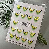 Наліпки слайдери для дизайну нігтів NCg 098