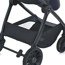 Універсальний візочок 2в1 El Camino RIVIERA ME 1183 Iris Blue Синя, фото 4