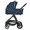 Універсальний візочок 2в1 El Camino RIVIERA ME 1183 Iris Blue Синя, фото 10
