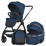 Універсальний візочок 2в1 El Camino RIVIERA ME 1183 Iris Blue Синя, фото 4