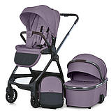 Універсальний візочок 2в1 El Camino RIVIERA ME 1183 Grape Pink Рожева, фото 10