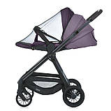 Універсальний візочок 2в1 El Camino RIVIERA ME 1183 Grape Pink Рожева, фото 6