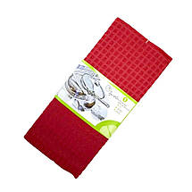 Рушник-килимок для сушки посуду MagicKitchen 50х38 см червоний, фото 2