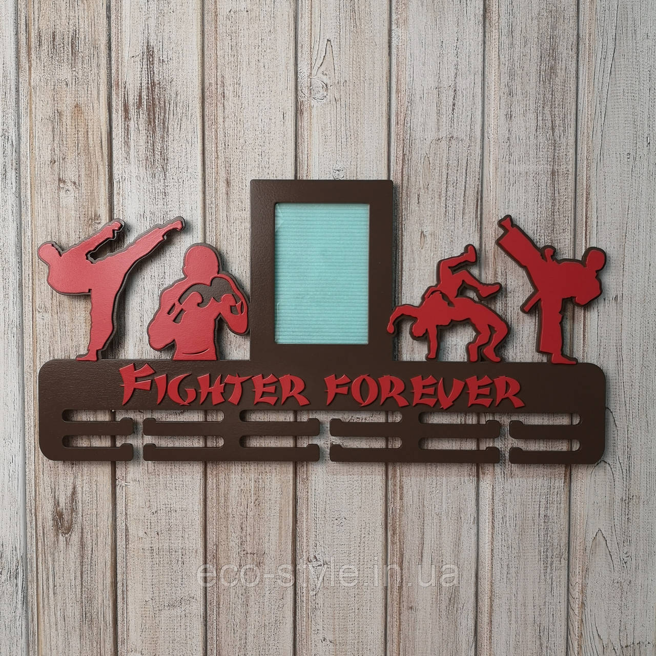 Медальниця для боксера. Тримач для медалей. Холдер для медалей з боксу. Медальниця для кікбоксингу, фото 1