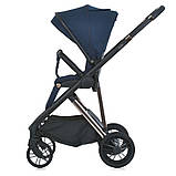 Універсальний візочок 2в1 El Camino COIL ME 1190 Iris Blue Синя, фото 3