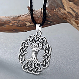 Кулон дерево життя підвіска з сталі амулет символ знак дерево, фото 2