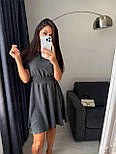 Жіноче базове плаття приталене зі спідницею сонце та короткими рукавами (р. 42-52) 27036101, фото 10