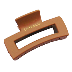 Краб для волосся матовий Barrehe La France 6,5 см бежевий 154-418