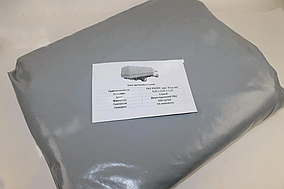 Тент нов.зрз. посилений Газель подовж. база 2-стор. 14 лювер. 500г/м² сірий БелТент 330202-8508020