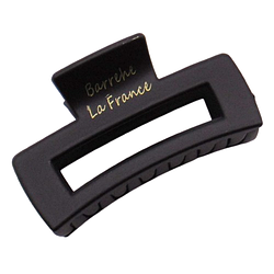 Краб для волосся матовий Barrehe La France 6,5 см чорний 154-418