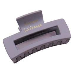 Краб для волосся матовий Barrehe La France 6,5 см сірий 154-418