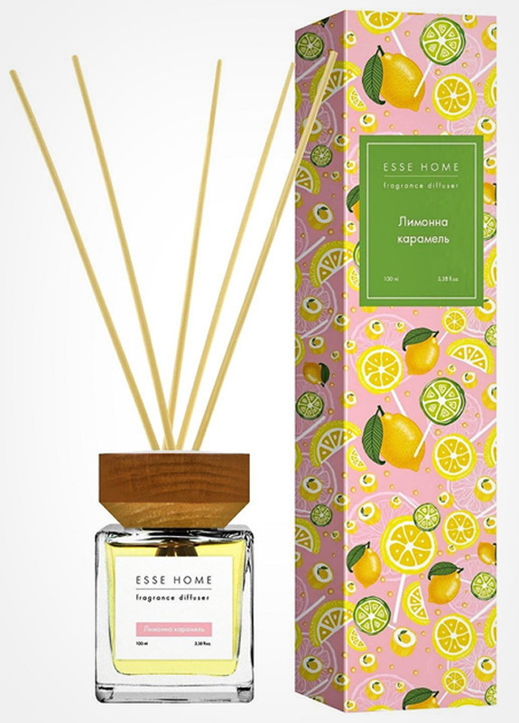 Аромадифузор Лимонна карамель ESSE HOME, 100 мл, фото 1