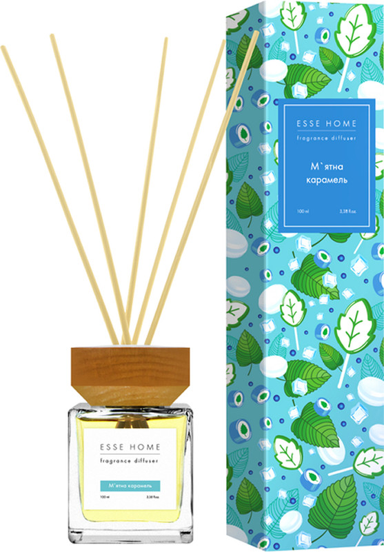 Аромадифузор М'ятна карамель ESSE HOME, 100 мл, фото 1