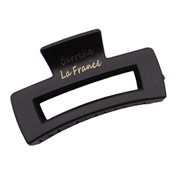 Краб для волосся матовий Barrehe La France 6,5 см чорний 154-419