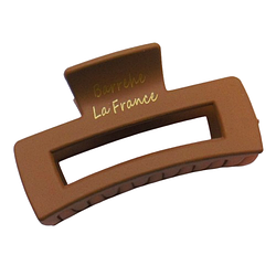 Краб для волосся матовий Barrehe La France 6,5 см капучино 154-419