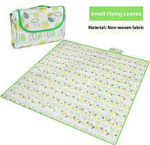 Покривало для пляжу 200*200 см, килимок для дому та пікніка 2*2 м, Водонепроникний складаний килимок, фото 5