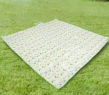 Покривало для пляжу 200*200 см, килимок для дому та пікніка 2*2 м, Водонепроникний складаний килимок, фото 2