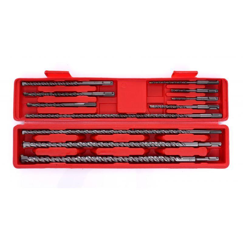 Набір свердел для бетону 11 шт SDS KD984 Kraft&Dele, фото 1