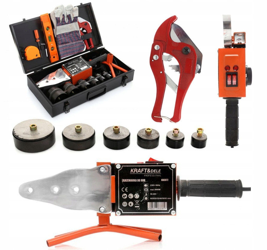 Паяльник для пластикових труб Kraft&Dele KD3072, фото 1