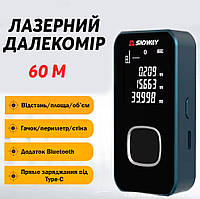 Лазерний далекомір SNDWAY SW-26A 60 м Компактний Чорний